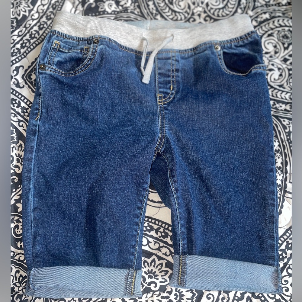 Dark Blue Jean Shorts (Kids)